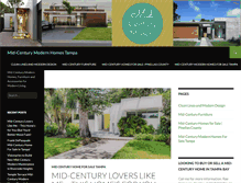 Tablet Screenshot of midcenturymoderntampa.com